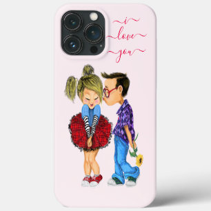 iPhone Case mit Romantic Couple - Liebe