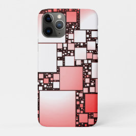 iPhone Case mit Rot und Weiß Square-Tanzen
