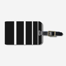 iPhone Case mit schwarzen und weißen Streifen