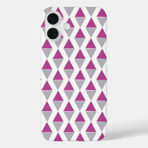 iPhone Case, Muster für moderne geometrische Dreie 16 Plus Hülle
