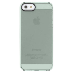 iPhone Case, Soft Sage Durchsichtige iPhone SE/5/5s Hülle