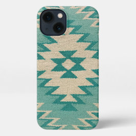 iPhone Case - Southwestern Weave, Aquamarin Hülle