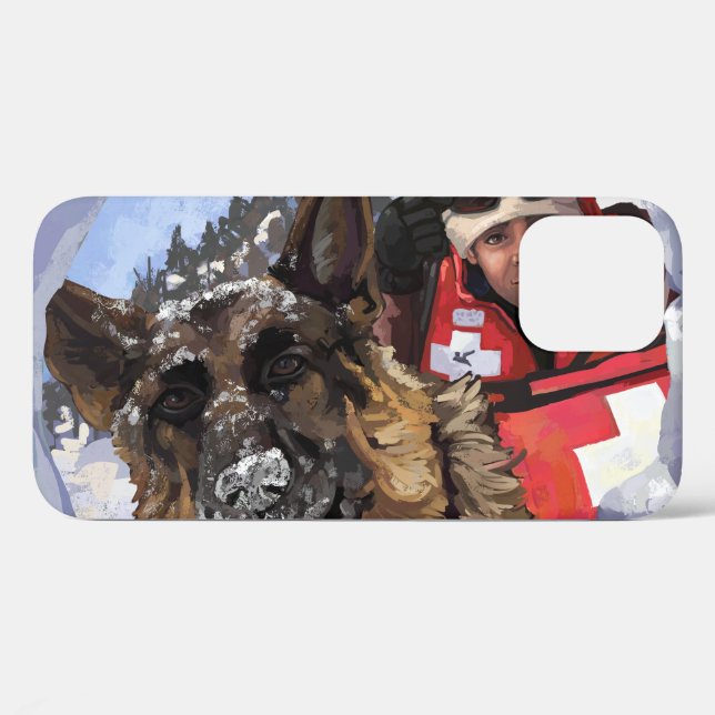 iPhone Case - Suche und Rettung (Rückseite (Horizontal))