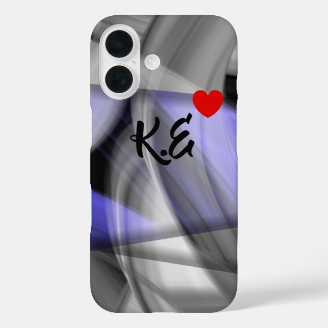 iPhone Case Trend Abstrakt Lavendel Violet (Rückseite)