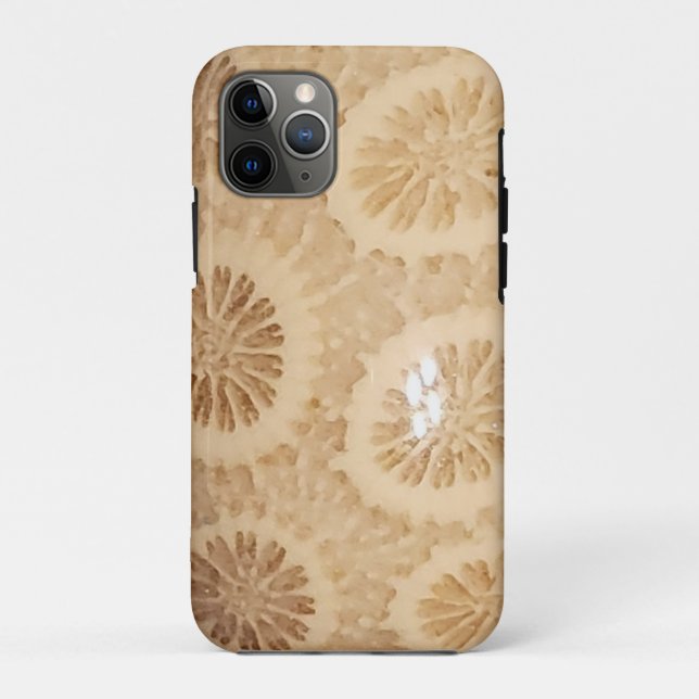 iPhone Case versteinerte Korallen (Rückseite)