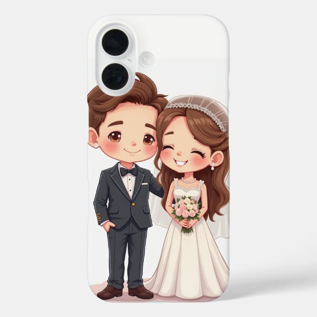 iPhone Case zum Hochzeitstag (Rückseite)