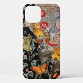 iPHONE CASES William Morris BLACK LACE BUTTERFLIES
