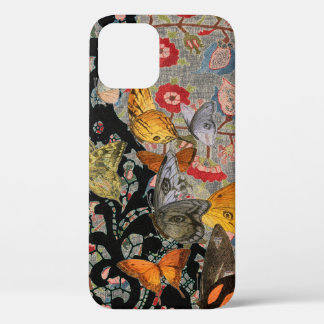 iPHONE CASES William Morris BLACK LACE BUTTERFLIES