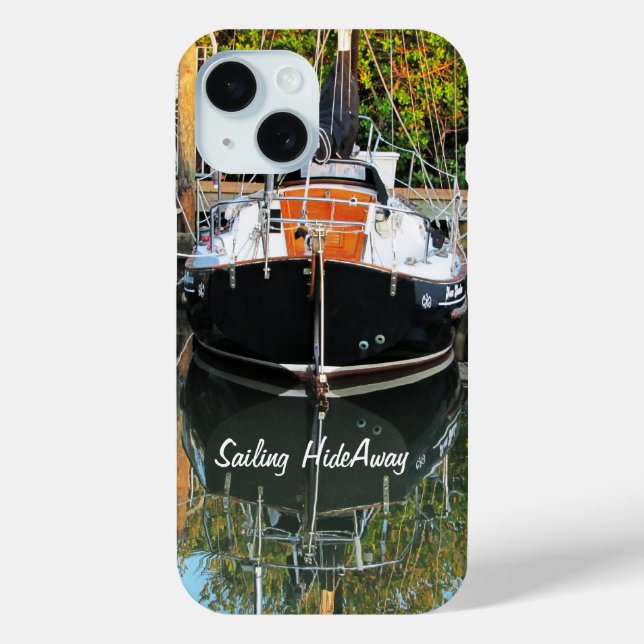 iPhone Classic Sailboat Case (Rückseite)