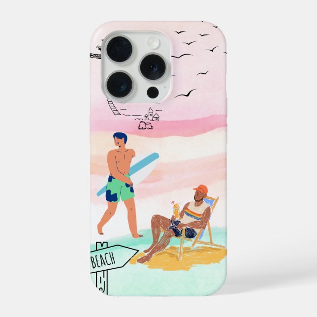iPhone Coque de téléphone Aqua Escape (Verso)