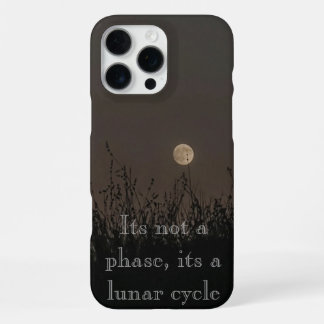 iPhone 16 Pro Max coque de téléphone lune