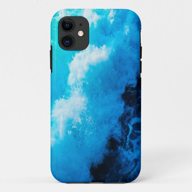 iPhone / coque ipad - Blue Ocean Wave (Dos)