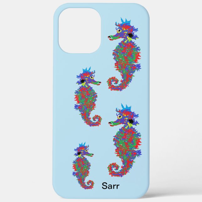 iPhone / coque ipad : Hippocampes (Verso)