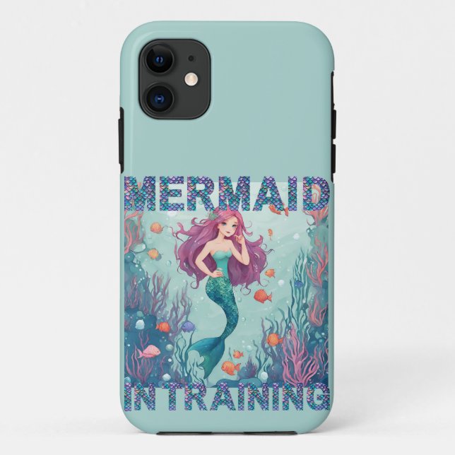 iPhone / coque ipad Mermaid en formation (Dos)