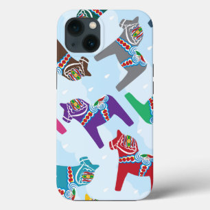 iPhone / coque ipad SCANDINAVIAN DALA HORSE MOTIF