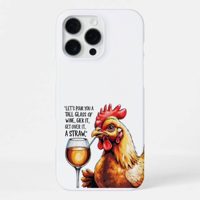 iPhone Coque mobile Sassy Chicken (Verso)