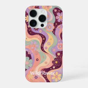 iPhone 16 Pro Coque personnalisée avec photo de fleur sauvage po