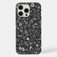 coque rempli de gribouillis