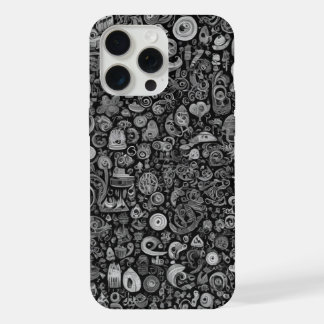 coque rempli de gribouillis