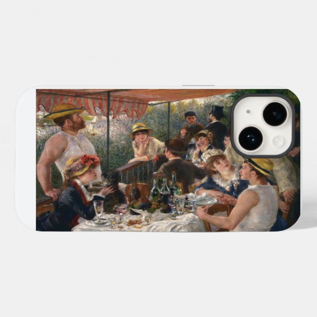 iPhone Cover mit Renoir Luncheon Party Print (Rückseite (Horizontal))
