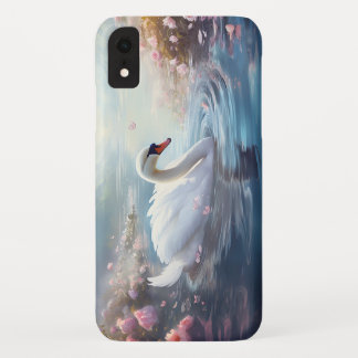 iPhone cygne blanc / coque ipad