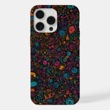 Iphone Doodles couleur 15 pro max coque