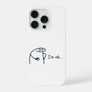 Drôle Je Suis Ok Dessin Animé Stickman Coque de Té