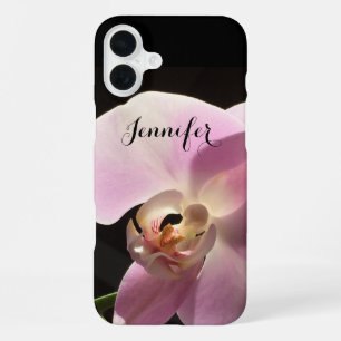iPhone 16 Plus Étui pour téléphone portable Coque Rose Orchidée i