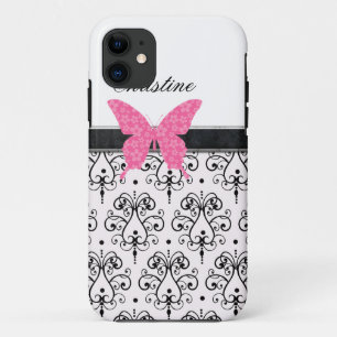 iPhone Fall-blauer Bogen mit Monogramm title_seo2