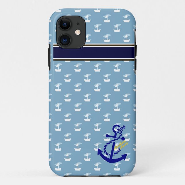 iPhone-Fall für das Nautical Design Case-Mate iPhone Hülle (Rückseite)