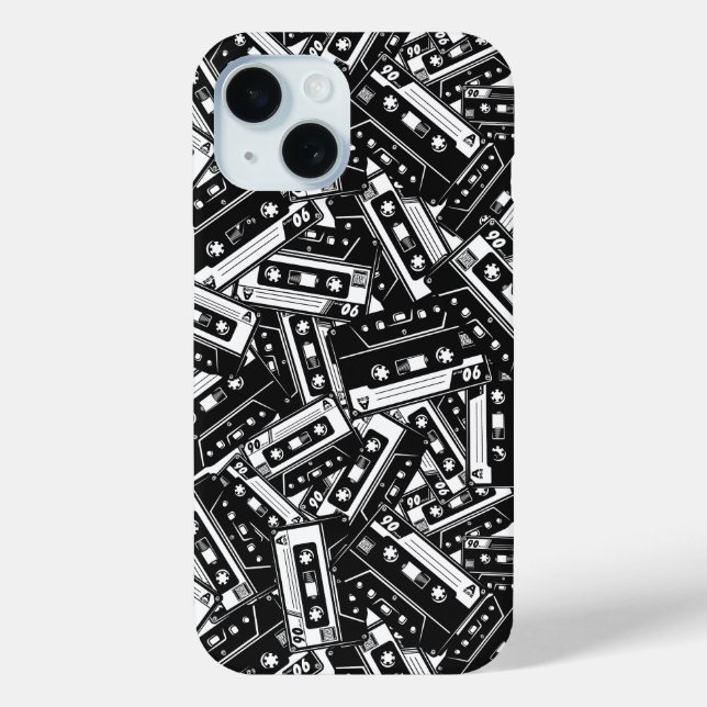 iPhone-Fall für das Retro-Kassettenband Case-Mate iPhone Hülle (Rückseite)