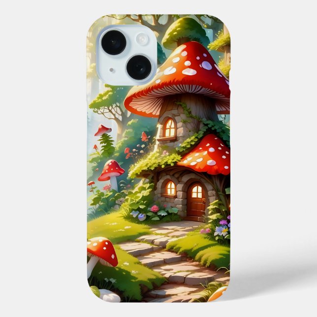iPhone-Fall in Mushroom City Case-Mate iPhone Hülle (Rückseite)