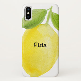 Iphone Fall-Zitronen-Aquarellentwurf Case-Mate iPhone Hülle