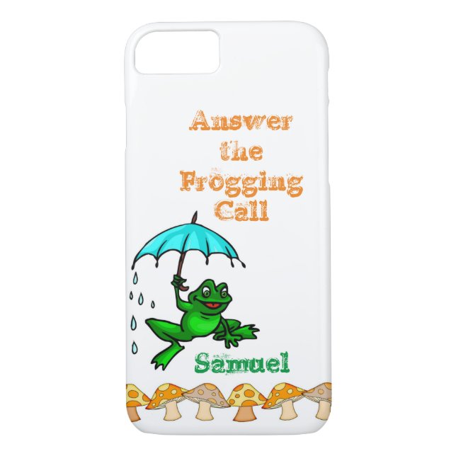 IPhone Fälle Frog Mushroom Case-Mate iPhone Hülle (Rückseite)