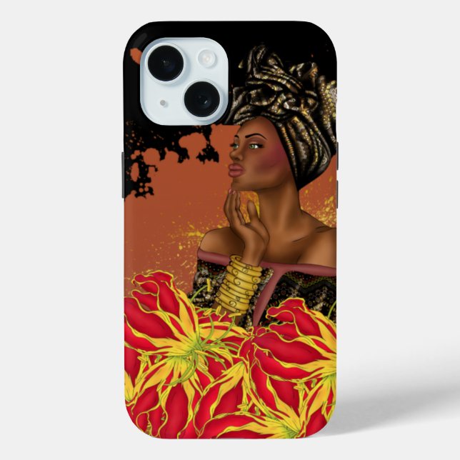 Iphone femme africaine / coque ipad (Verso)
