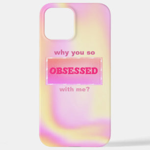 iPhone 12 Pro Max Fille coque holographique avec votre texte
