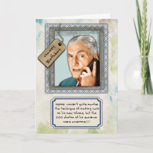 iPhone-Fotos Karte (Vorderseite)