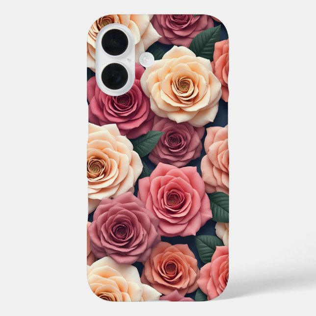 iPhone-Gehäuse der Rose iPhone 16 Hülle (Rückseite)