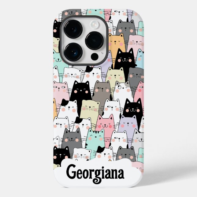 iPhone Gehäuse für Katzenbesitzer Case-Mate iPhone 14 Pro Hülle (Rückseite)