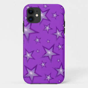 iPhone-Gehäuse für lila Stars iPhone 11 Hülle