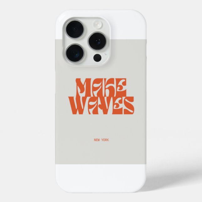 iPhone-Gehäuse "Make Waves" Case-Mate iPhone Hülle (Rückseite)