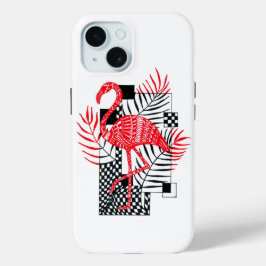 iPhone-Gehäuse mit rotem Flamingo-Druck Case-Mate iPhone Hülle