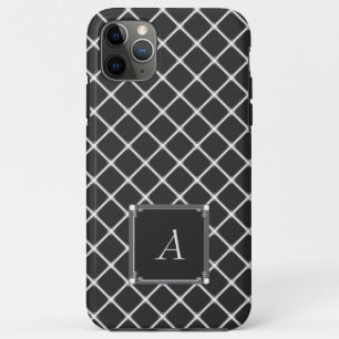 iPhone-Gehäuse mit schwarzem Square-Muster Case-Mate iPhone Hülle