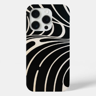 iPhone-Gehäuse Schwarzweiß-Wellen Case-Mate iPhone Hülle