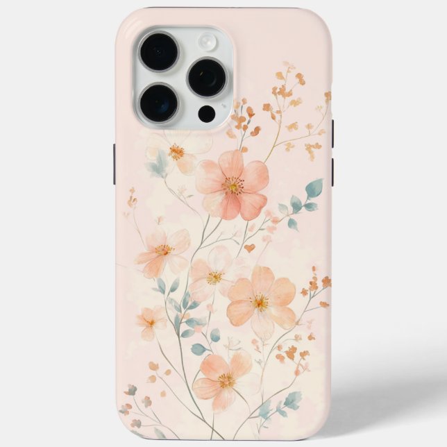 iPhone-Handy-Gehäuse mit kleiner Blume Case-Mate iPhone Hülle (Rückseite)
