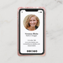 iPhone Handy Instagram Blogger Rose Gold Tropfen