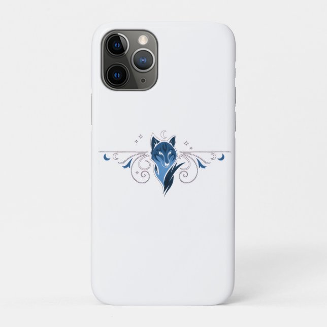 iPhone-Hülle Blaues Wolfsdesign Case-Mate iPhone Hülle (Rückseite)