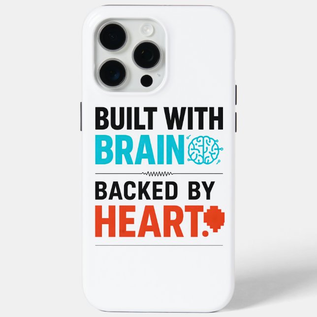 iPhone-Hülle Brain & Heart Case-Mate iPhone Hülle (Rückseite)