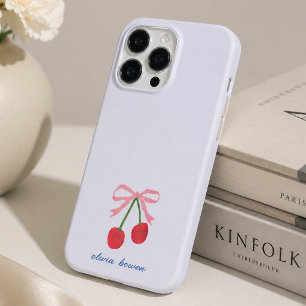 iPhone Hülle Kirsch Coquette Bogen Süße Handyhül