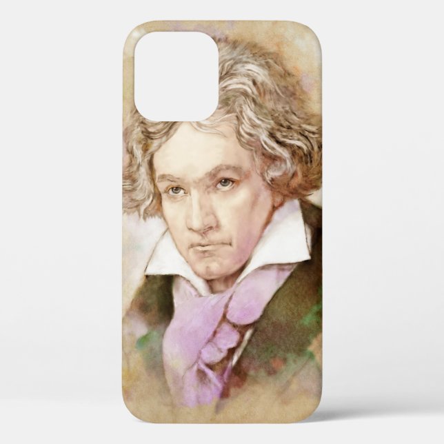 Iphone Hülle mit Portrait von Ludwig van Beethoven (Rückseite)